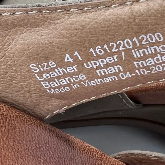 Dansko Aubree Leather Strappy Wedge Buckle Green Women 10. 5/EU41 NWD FLAW - Picture 10 of 12